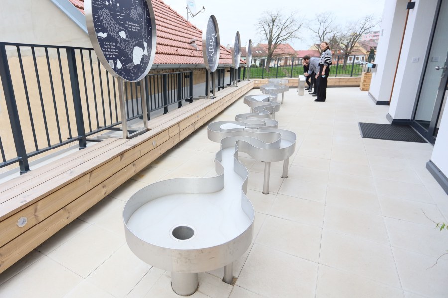 Venkovní expozice Domu přírody Bílých Karpat.