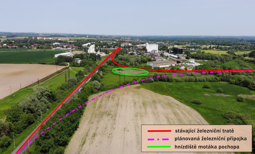 Kompenzační opatření za újmu – vlečka Mošnov